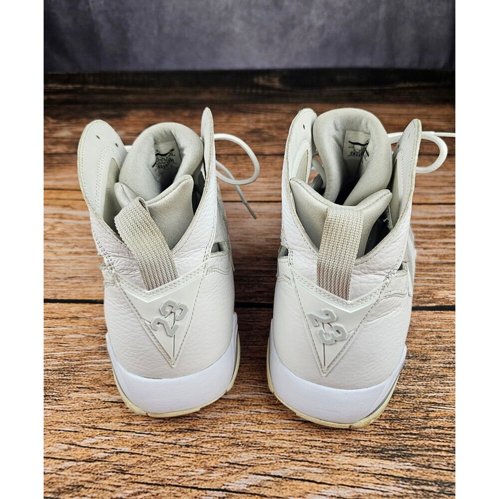Air Jordan 304775-120 Retro 7 “Pure Money” Mens 15 White Grey 2016 GUC - Picture 6 of 12